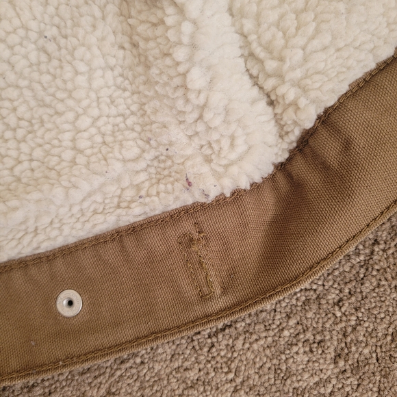 levi's premium type iii sherpa trucker jacket in ermine - Picture 6 of 12